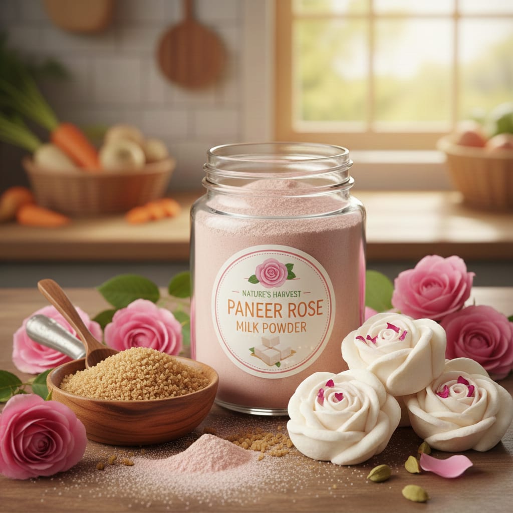 Paneer Rose Milk Powder With Brown Sugar