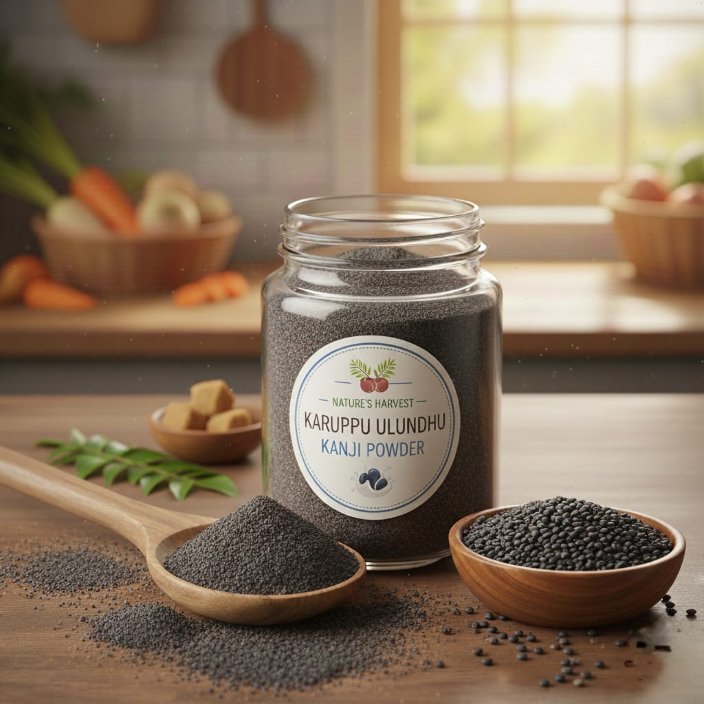 Karuppu Ulundhu Mix (Black Urad dal porridge mix)